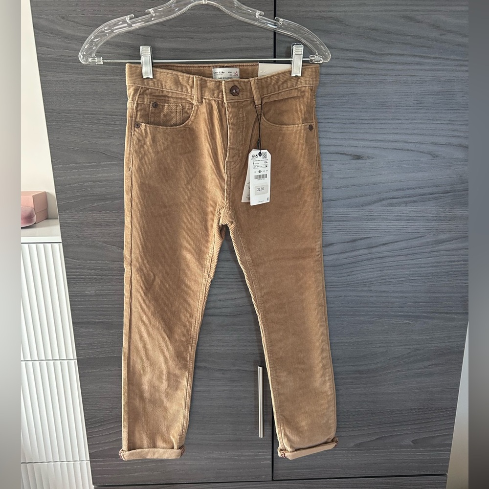 Boys size 9 Zara corduroy pants NWT